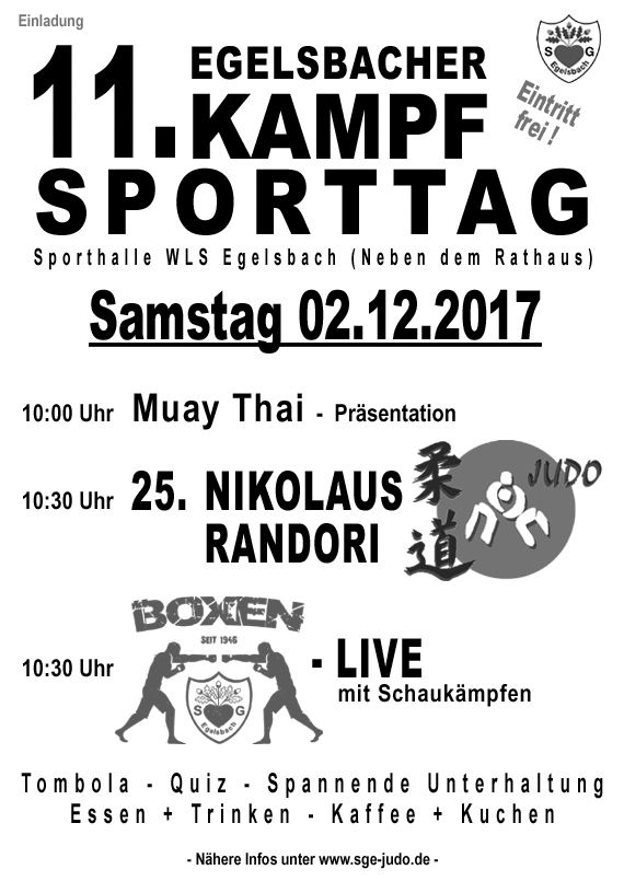Öffnet Einladung zum 11. Egelsbacher Kampfsporttag [PDF]