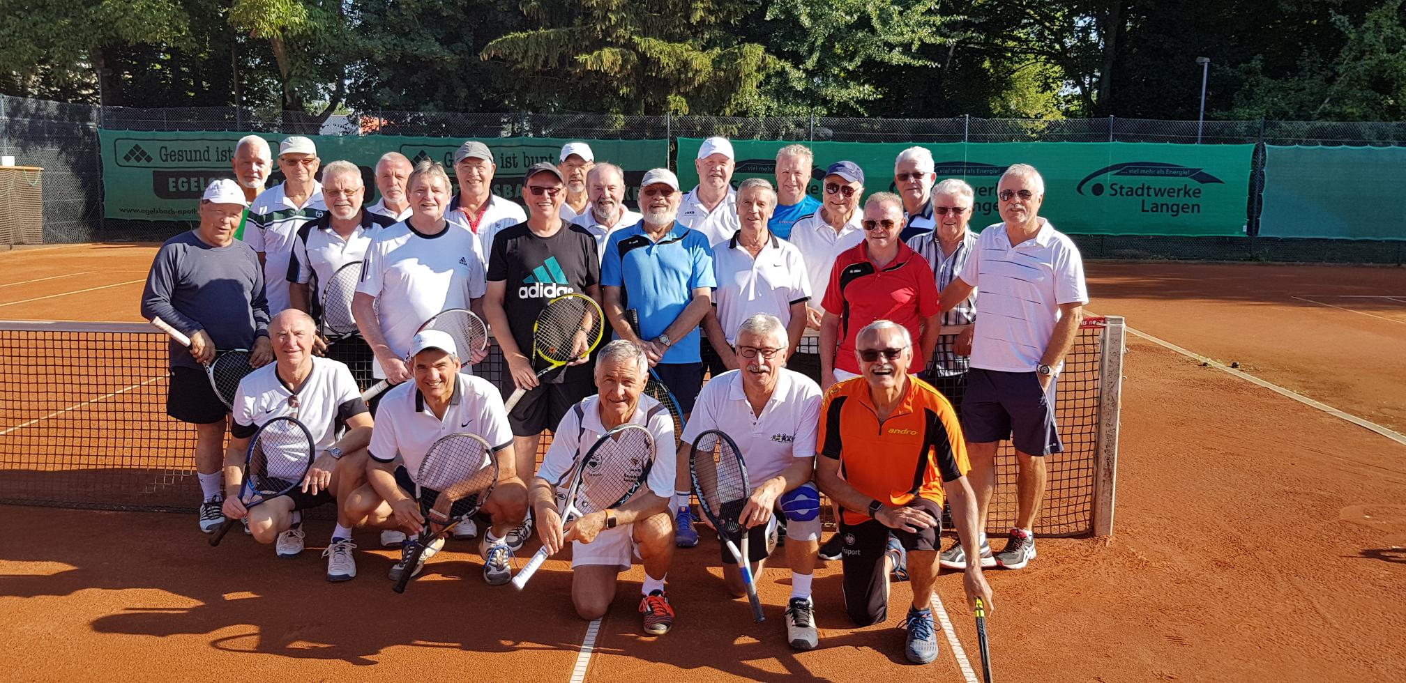 Aktive Senioren in der Abt. Tennis der SG Egelsbach 1864