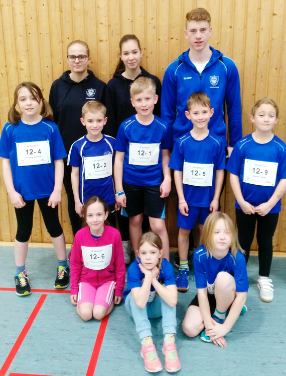 Die Aktiven der SGE-Leichtathleten