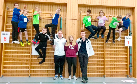 Die Aktiven der SGE-Leichtathleten